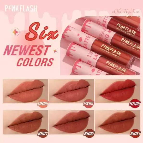 Matte lip gloss lipstik tahan lama anti air