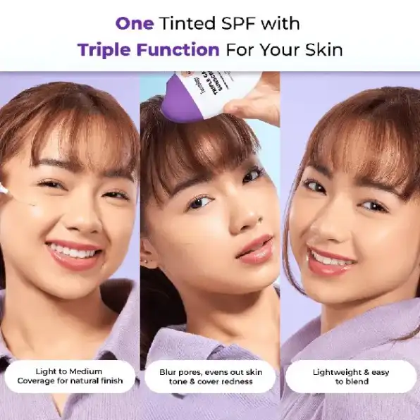 [NEW LAUNCH] Facetology Triple Care Sunscreen Tinted SPF 50 PA++++ 40ML