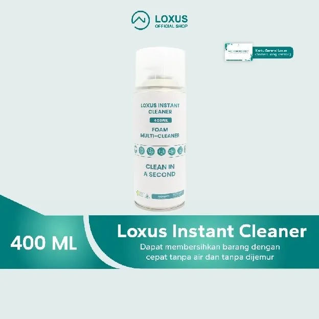 Loxus Instant Cleaner Pembersih Sepatu, Tas, Dinding dan Interior Mobil Tanpa Harus Dicuci