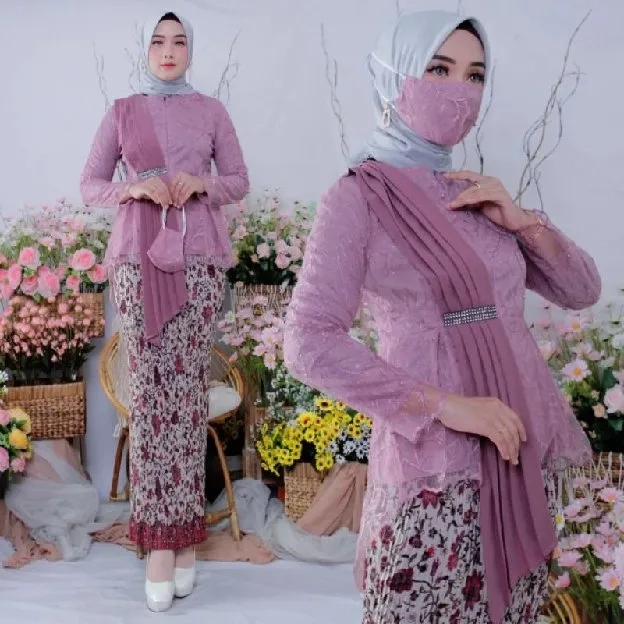 SETELAN KEBAYA MODERN - BLOUSE AMALIA - KEBAYA KEKINIAN - AURORA - FASHION WANITA