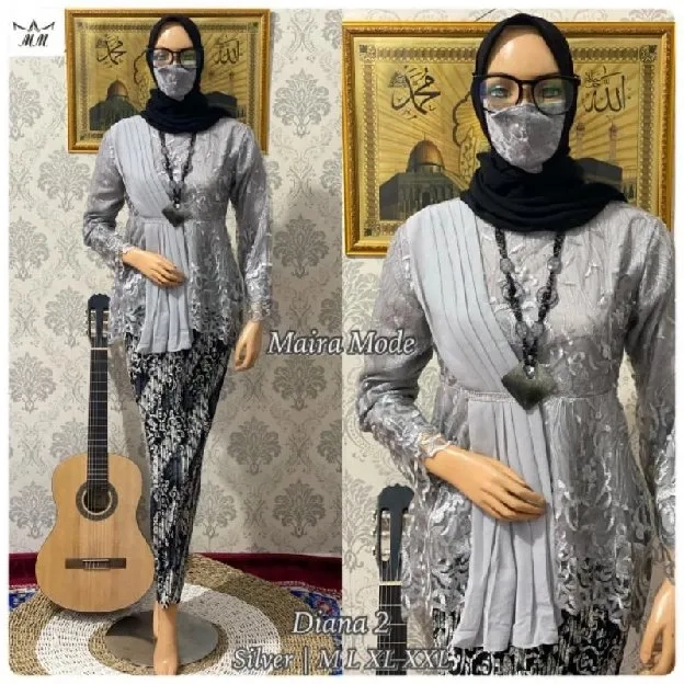 SETELAN KEBAYA MODERN - BLOUSE AMALIA - KEBAYA KEKINIAN - AURORA - FASHION WANITA