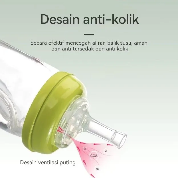 Pengganti Dot Sedotan Nipple Untuk Botol Susu Standar Slim Neck dan Wide Neck