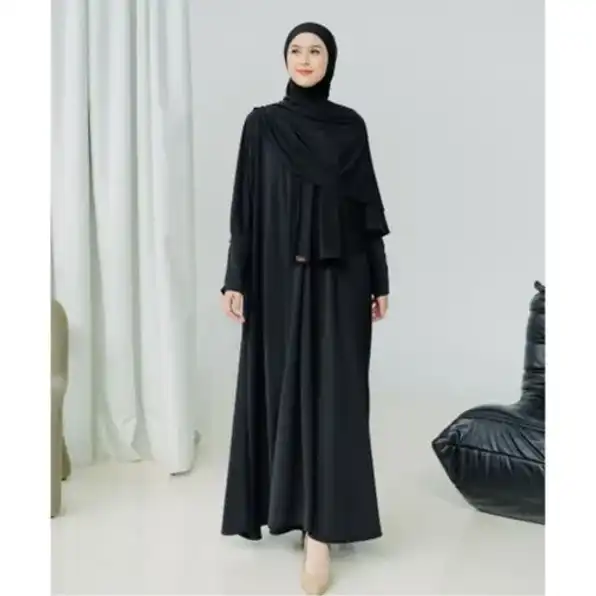 Abaya Jersey Set Kerudung