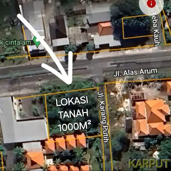 Dijual 10 are, Jl. Alas Arum Karang Putih Nusa Dua Selatan Kutuh Kuta Selatan