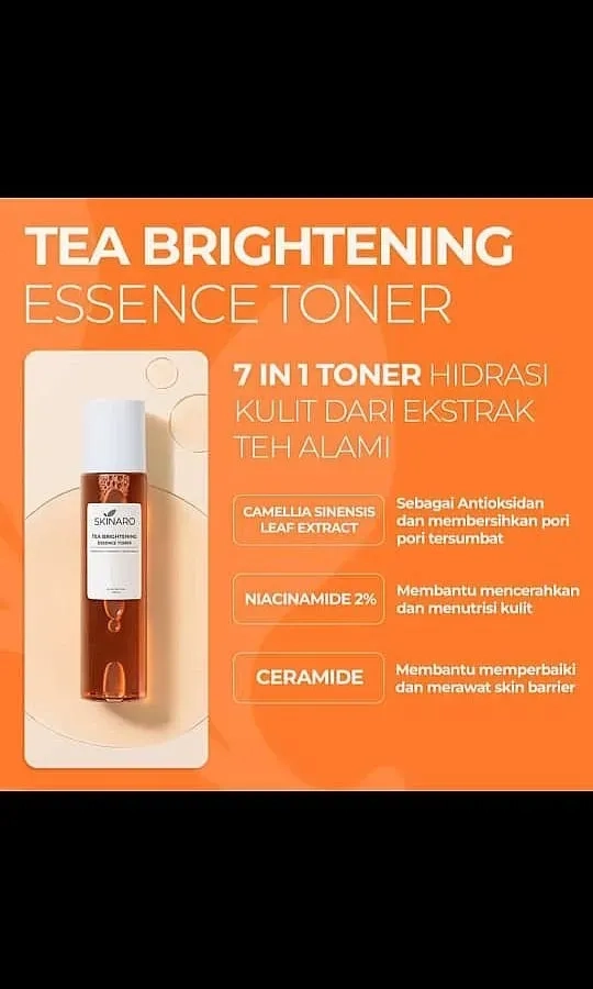 SKINCARE TEA BRIGHTENING ESSENCE TONER