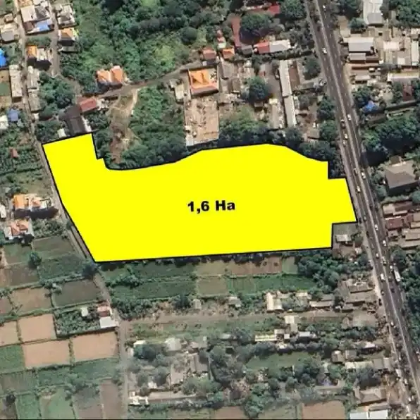 Dijual 1,8 Ha. Jl. Bypass Ngurah Rai Padang Galak Sanur Kaja Denpasar