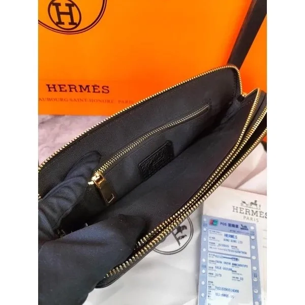 HAND BAG HITAM HERMES TAS TANGAN