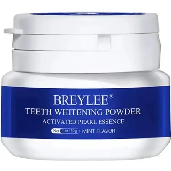 Pemutih Gigi Serbuk Snap On Smile Teeth Whitening BREYLE Powder Mint Pemutih Gigi Kuning Permanen Am