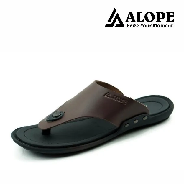 Bisa COD - Sandal Kulit H016 ALOPE - dmn