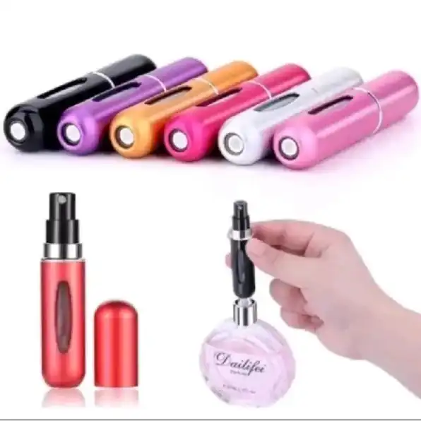 Botol Parfum Isi Ulang / Botol Parfum Travel Refillable Atomizer Spray 5ml / Botol Parfum Kosong / B