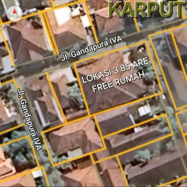 Dijual 3,85 are FREE RUMAH 1LT, Jl. Gandapura IV Kesiman Kerthalangu Denpasar