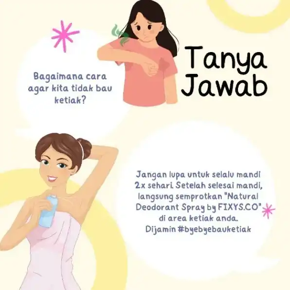 Reseller Natural Deodorant Spray Air Tawas 100 ml Aman Busui Bumil 