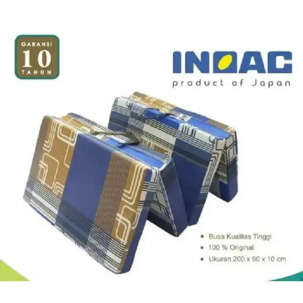 KASUR LIPAT INOAC JAPAN ORIGINAL JAPAN QUALITY TEBAL 5CM / 10CM (GARANSI 15 & 10 TAHUN) ANTI KEMPES