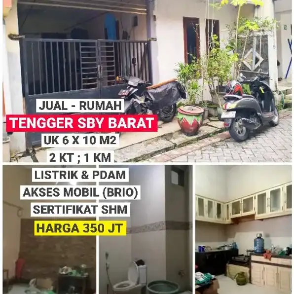 JUAL RUMAH TENGGER MANUKAN SURABAYA