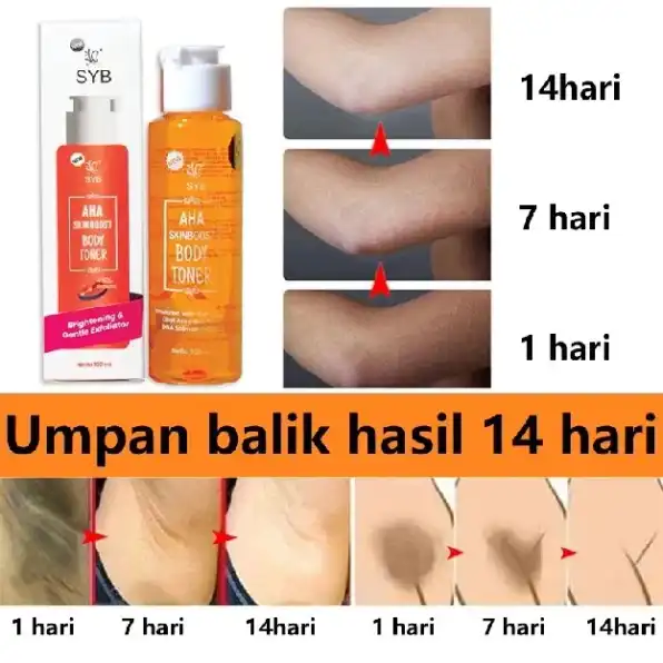 BODY TONER 100 ML Memutihkan seluruh tubuh Pemutih Miss V Ketiak/Siku/Leher/Lutut Toner air pemutih