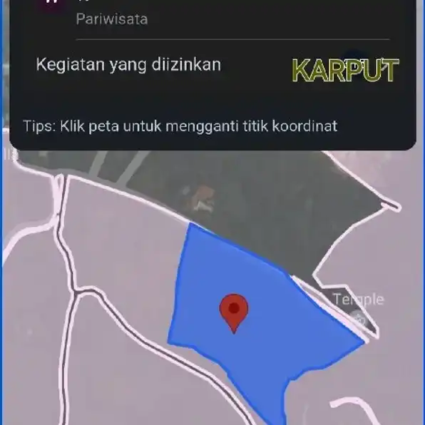 Dijual 3,429 Ha. Jl. Goa Kelangan Labuansait Pecatu Graha Kuta Selatan