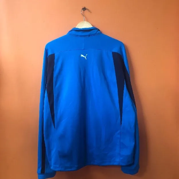 jaket Brand : Puma Blue and Black