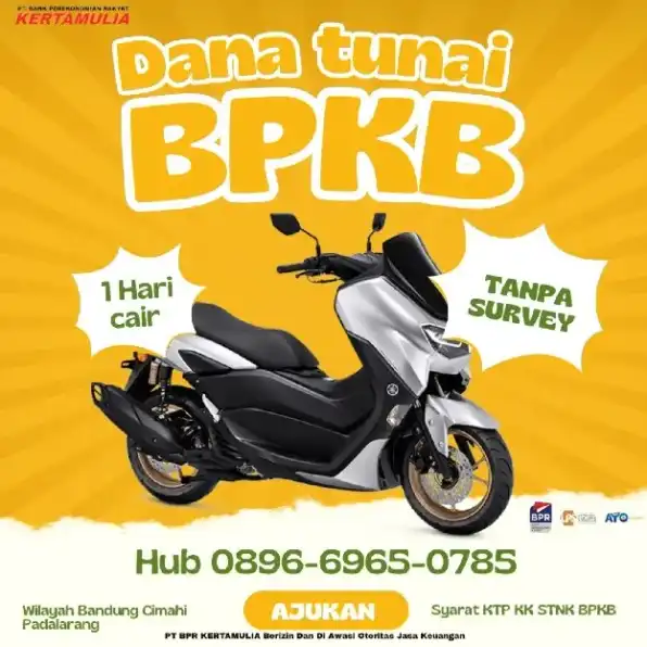 gadai BPKB motor tanpa survey bandung