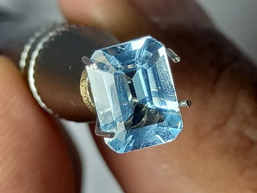 natural blue topaz asli batu topaz bukan sintetic