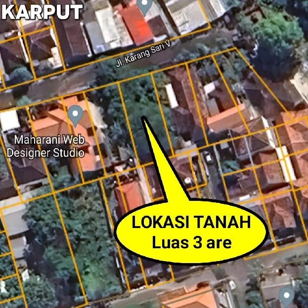 Dijual 3 are, Jl. Karangsari Padangsambian Kaja dpn MITRA 10 Gatsu Barat