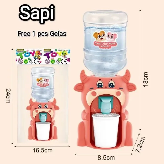 Dispenser Ari Mini Galon Portable Anak Air Minum Karakter