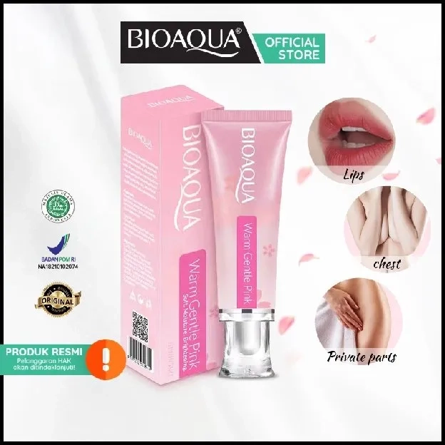 BIOAQUA Warm Gentle Pink Nenhong Cream 30g pemerah bibir puting Krim Pemutih Ketiak Paha Pantat Area