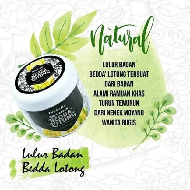 MABELLO LULUR HITAM / BEDA LOTONG BPOM ORIGINAL / LULUR WAJAH DAN BADAN