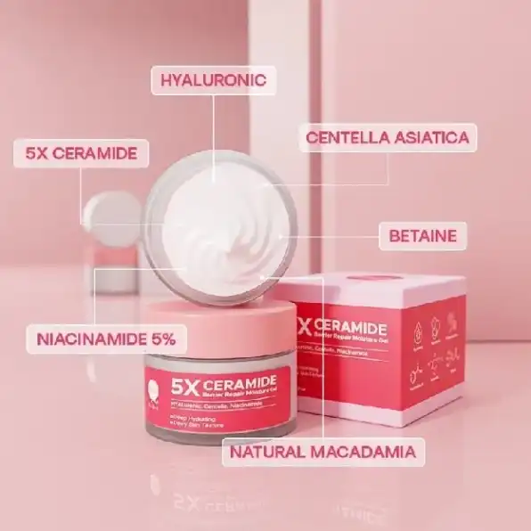 Pipiqiu 5X Ceramide Barrier Moisture Gel / Moisturizer Cream Pelembab Wajah