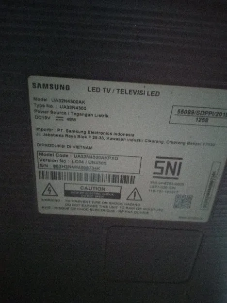 tv merk Samsung 32 inch smart digital fullset type ua32n4300