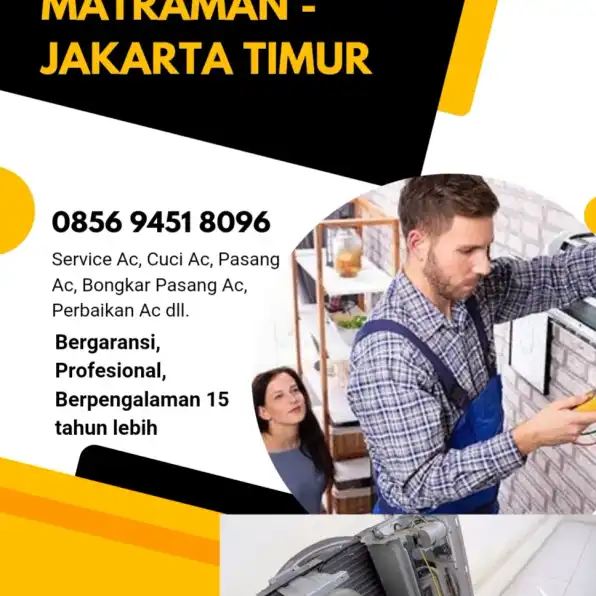 Jasa Service Ac Daerah Matraman Jakarta Timur