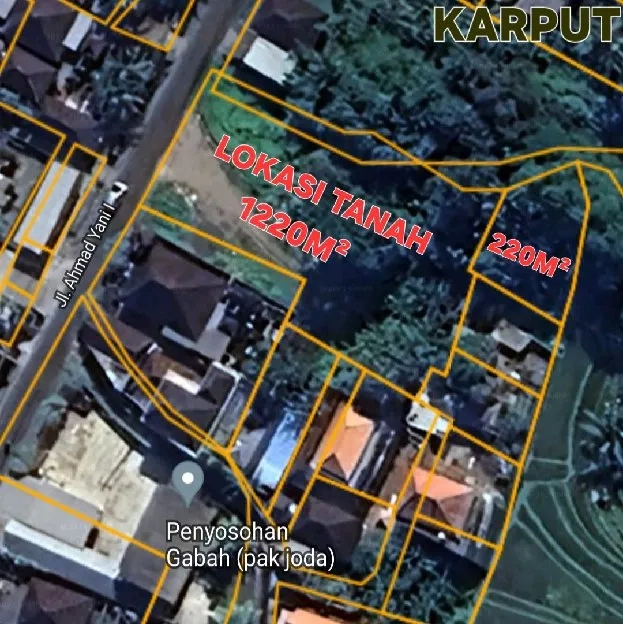 Dijual 14,2 are, Jl. Raya Kaba Kaba Nyambu Kediri Tabanan