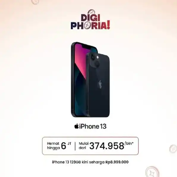 Segampang itu Nyicil Iphone 13 128 di Home Credit, Promo bunga 0% Free cicilan 1x