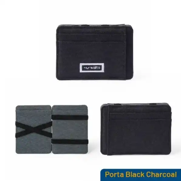 Wallts Porta Magic Wallet Dompet Sulap Tipis Pria Wanita Money Clip