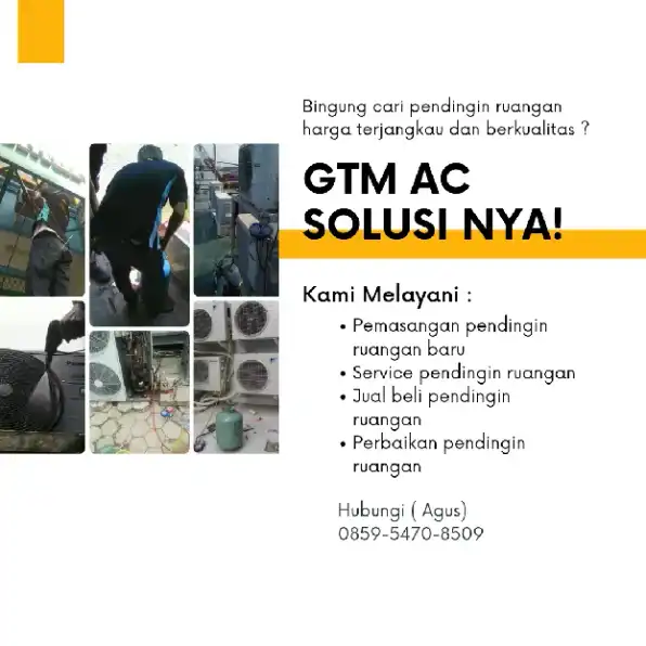 Jasa Service AC  DIJAMIN  dingin dan Profesional 