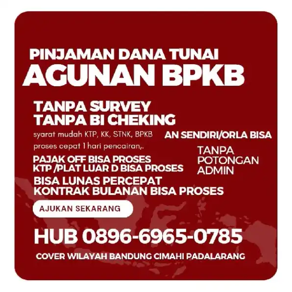 gadai BPKB Tanpa survey tanpa bi cheking