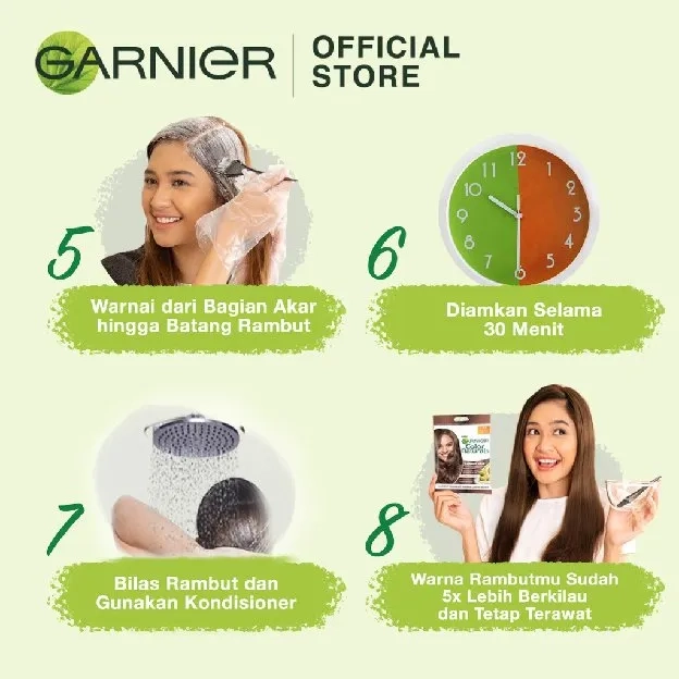 Garnier Hair Colour Natural Express Ultra Cream Semir Pewarna Rambut Premium