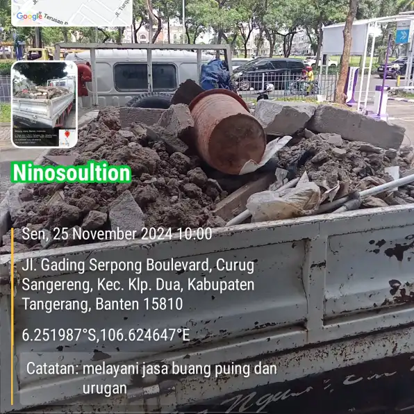 Jasa buang puing kota tangerang