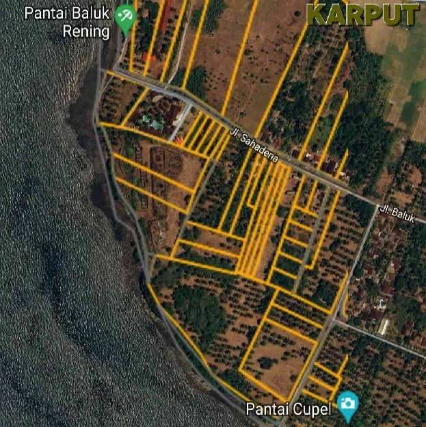 Dijual 8 Ha. Jl. Sahadewa Pantai BALUK RENING Negara Jembrana