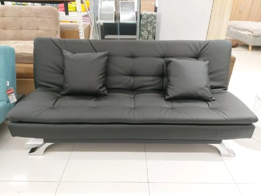 Selma Greesa Sofa Bed Kulit - Hitam