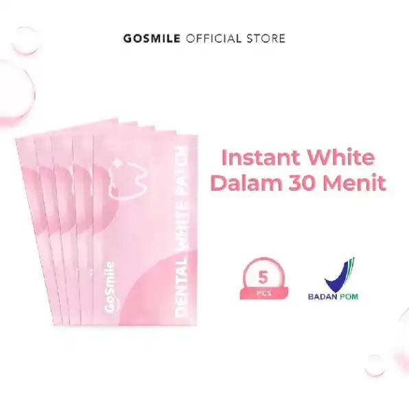 Go Smile Dental White Patch - Untuk Memutihkan Gigi seperti Bleaching dengan Glycerin Menthol dan PV