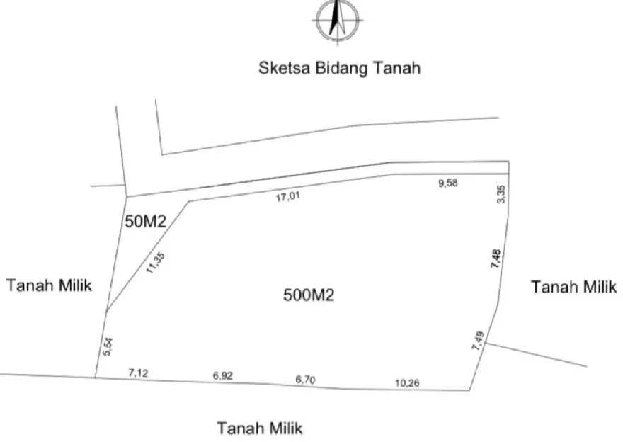 Dijual 5 are, Jl. Pantai Matahari Terbit Sanur Denpasar