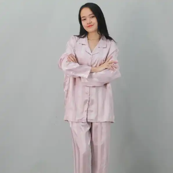 Piyama Satin Powysuit Baju Tidur Wanita Dewasa