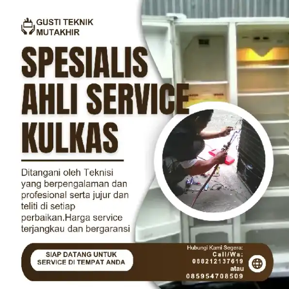 Service Freezer dan Kulkas Whatsapp: 0882 1213 7619