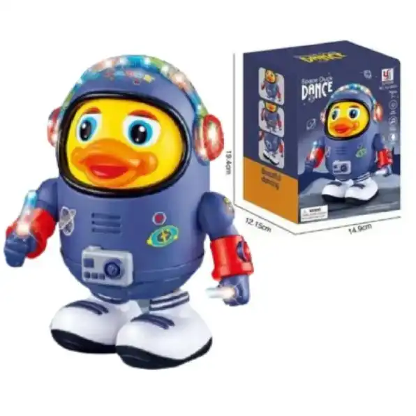 Mainan Robot Bebek Astronot Joget Dancing Walking Musik Dan Lampu