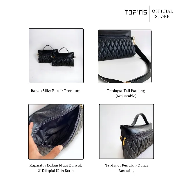 Bisa COD - Tas Iretha Clutch Selempang wanita -dmn 