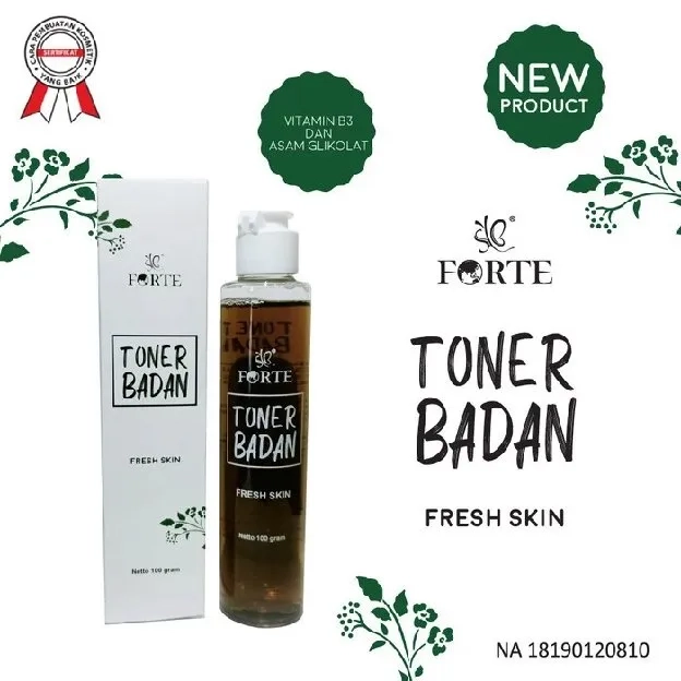 TONER BADAN BY SYB FORTE / TONER BADAN ORIGINAL BPOM COKLAT RED JELLY