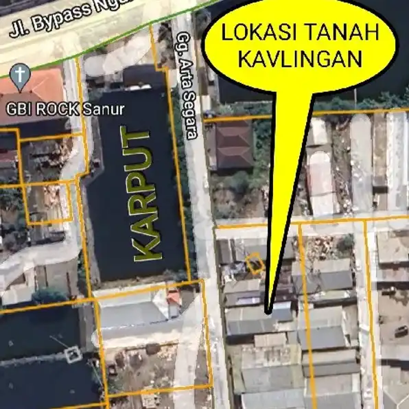 Dijual 1,36 are & 2 are, Jl. Arta Segara Bypass Ngurah Rai Suwung Pesanggaran Denpasar