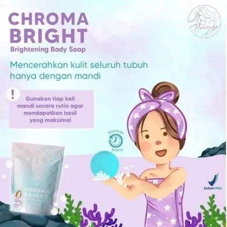 SABUN PEMUTIH AMPUH | Chroma Bright | Flohera Brightening Body Soap