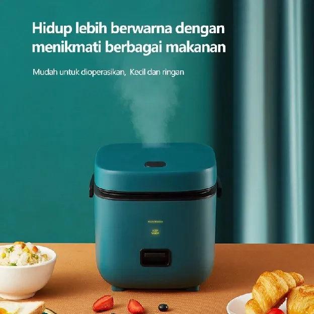 Small Rice Cooker HRRC03 Bucket Beras Portabel/Versi Perjalanan/Versi Siswa/Mini