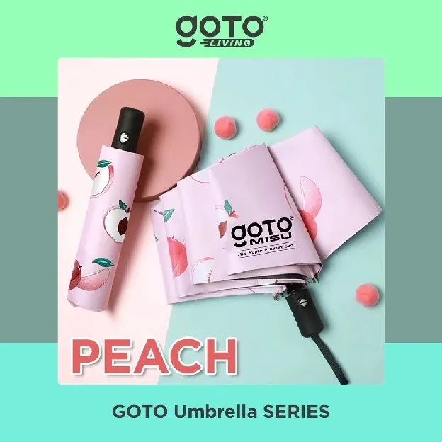 Umbrella Payung Kecil Lipat Mini Jumbo Travel Otomatis Anti UV